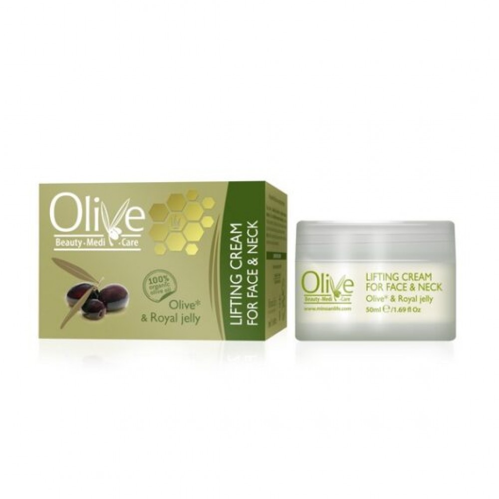 Face & Neck Lifting Cream – Olive & Royal Jelly