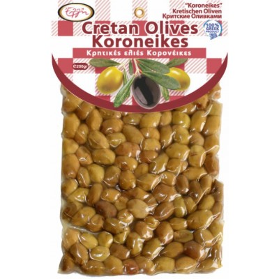Cretan Koroneiki olives (vacuum pack 200g)