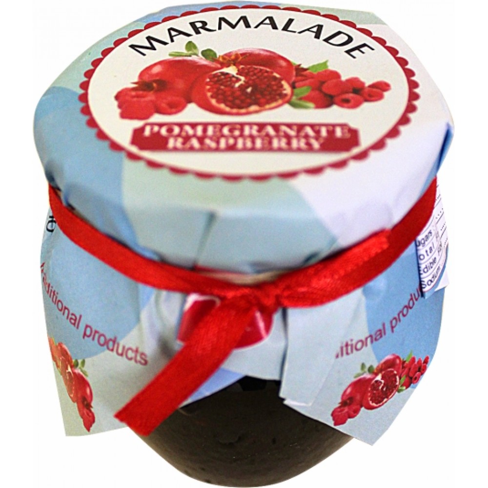 Pomegranate & raspberry marmalade 250gr Vassilakis Estate selections