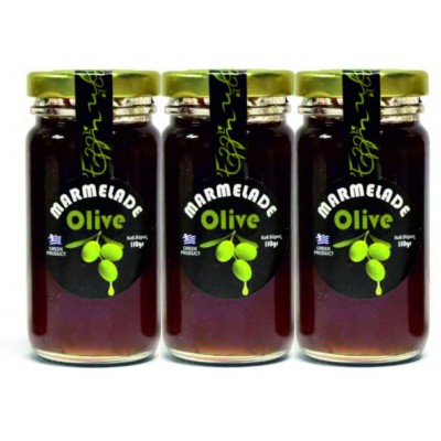 3 mini olive jams 3x110g