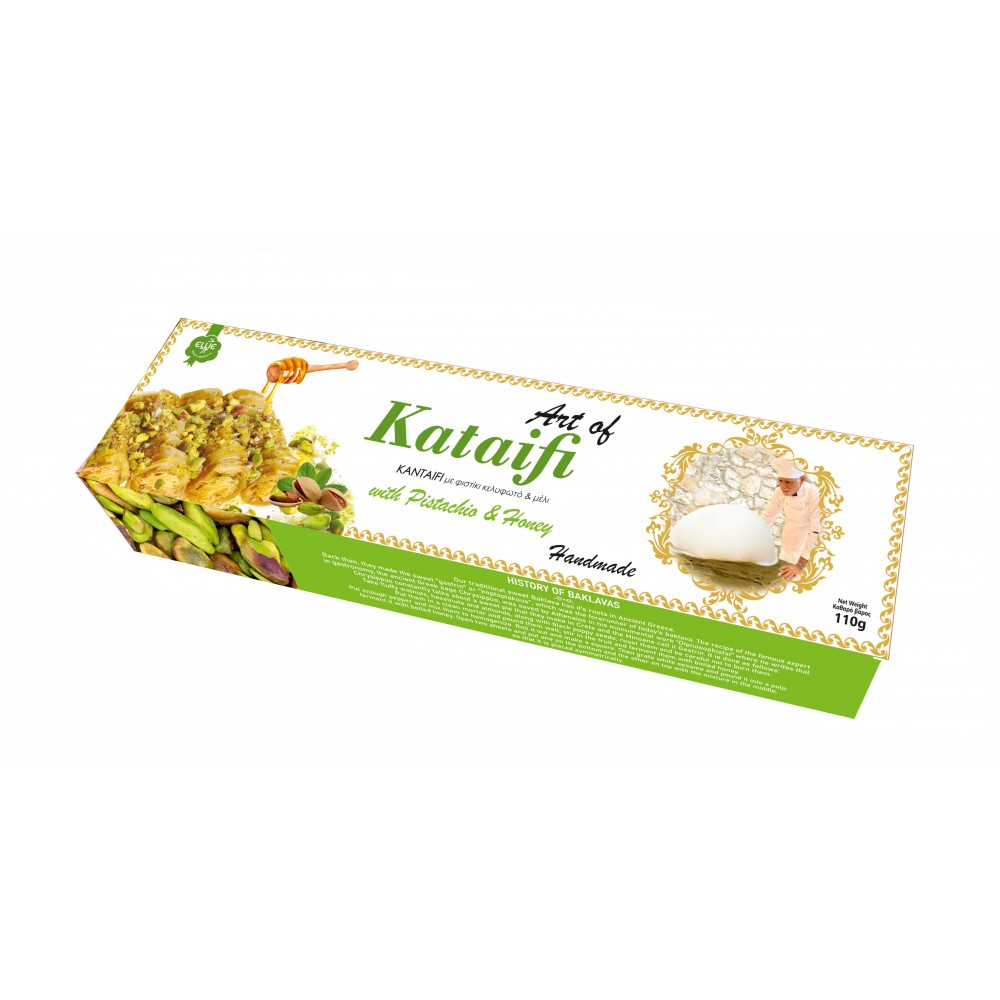Kataifi with Pistachio & Honey 110gr Vassilakis Estate selections