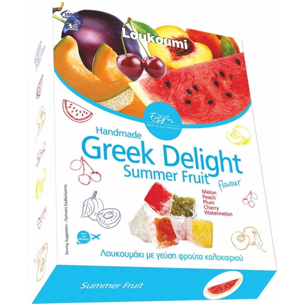 Greek delight summer fruits 150g box  Vassilakis Estate selections