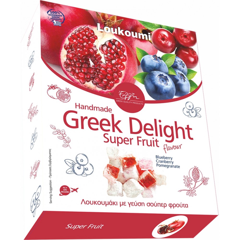 Greek delight superfruits 150g box  Vassilakis Estate selections