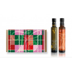 Organic extra virgin olive oil & balsamic vinegar set Vassilakis Estate Brands