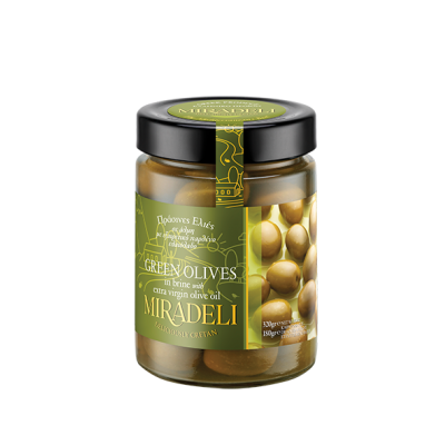 Green olives in brine (jar) 320gr