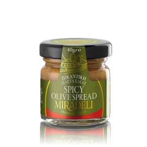 3 Mini olive spreads  (3 X 40g glass jars) Vassilakis Estate selections