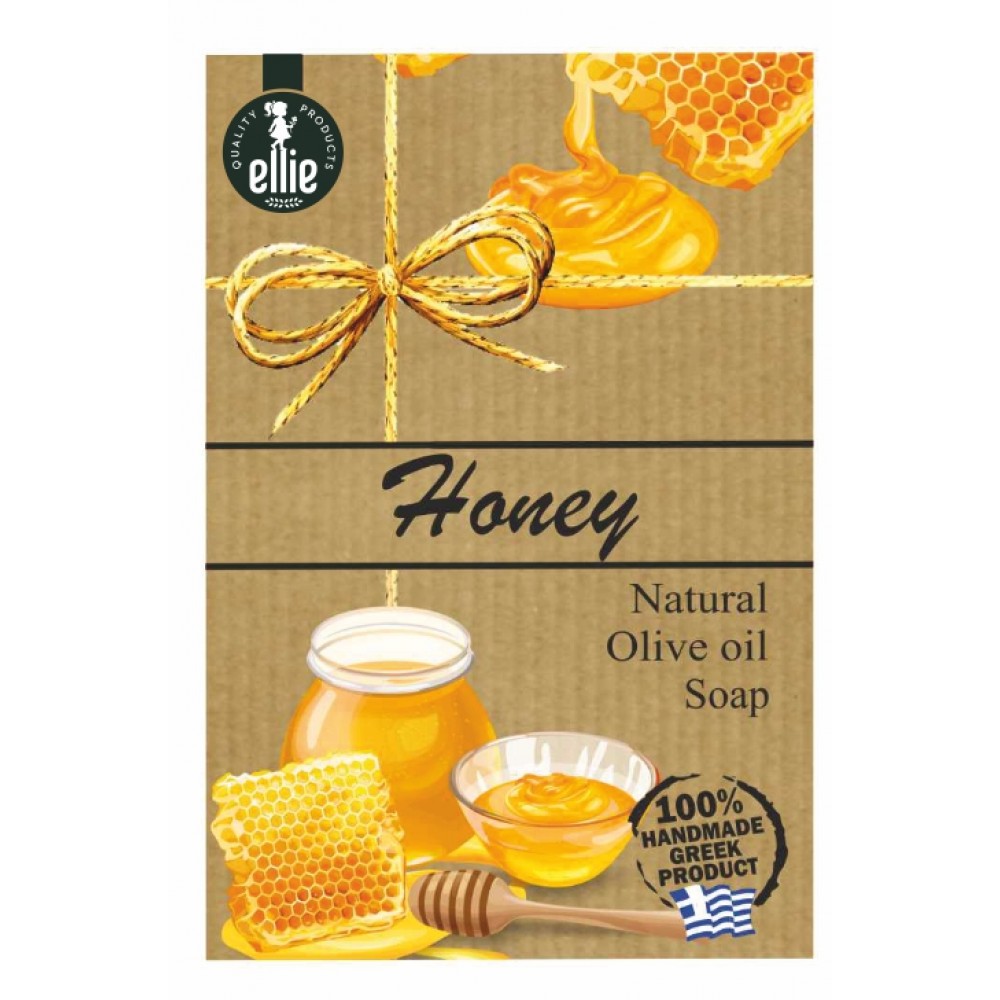 Natural olive oil soap Honey 100g