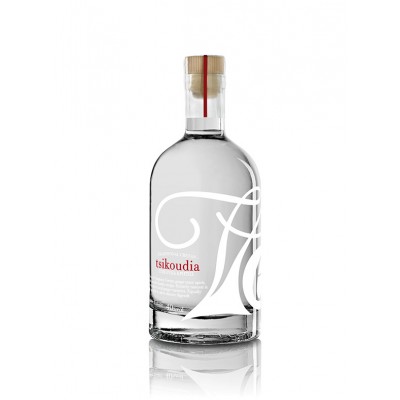 Tsikoudia 700ml glass bottle - Distilled grape spirit drink