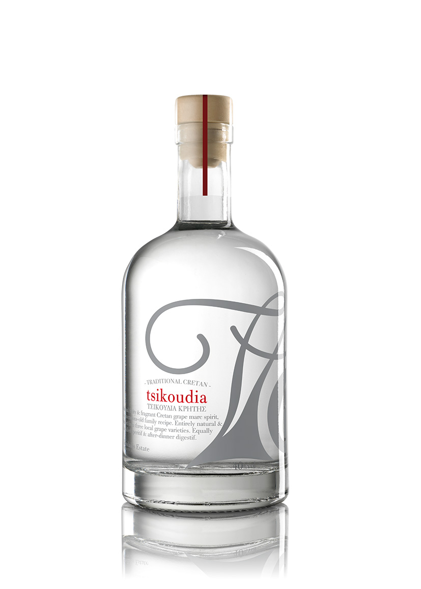 Tsikoudia 500ml | Traditional Cretan Grape Spirit | Vassilakis Estate