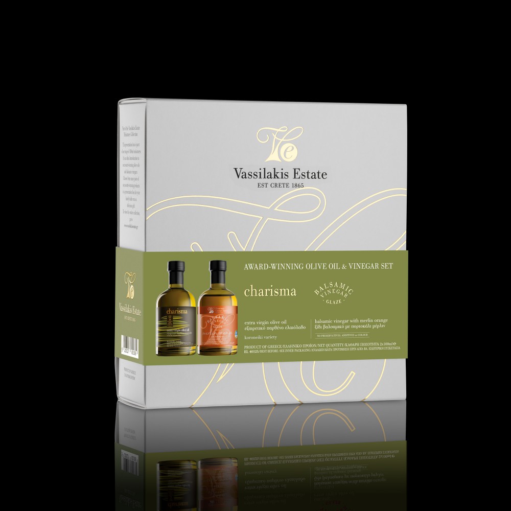 ΝΕW! Charisma & Orange vinegar box set Vassilakis Estate Brands